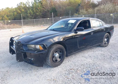 2013 Dodge Charger Police z USA, uszkodzony, nr VIN 2C3CDXAT2DH580344